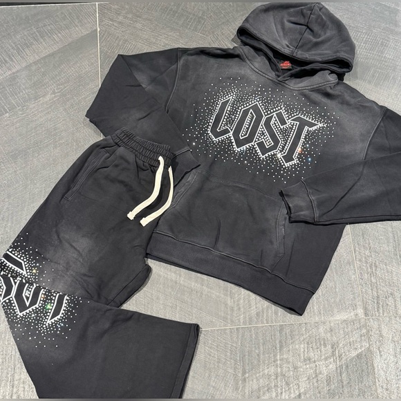 Lost Other - LOST Black Hoodie and Sweatpants Set